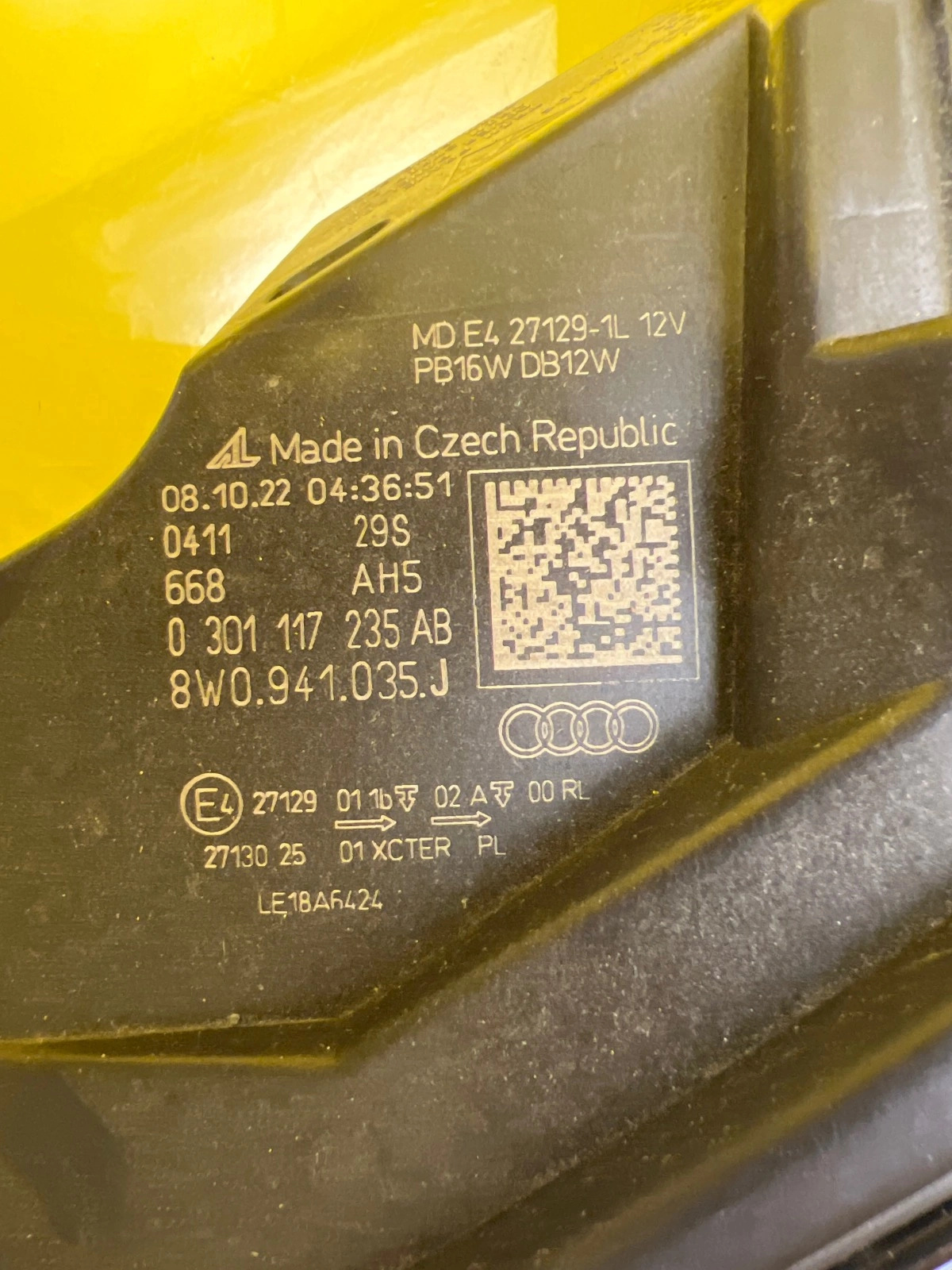 Reflektor Lampa Lewa Audi RS4 A4 B9 Full Led Matrix 8W0941035J Autolamps 2 Reflektor Lampa Lewa Audi RS4 A4 B9 Full Led Matrix 8W0941035J