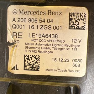 Reflektor Lampa Prawa Mercedes C-Klasa W206 A2069065404 Digital Light