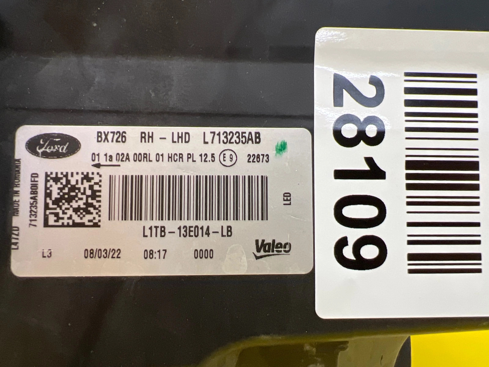 Reflektor Lampa Prawa Przód Ford Puma II MK2 Full Led L1TB-13E014-LB Autolamps 2 Reflektor Lampa Prawa Przód Ford Puma II MK2 Full Led L1TB-13E014-LB