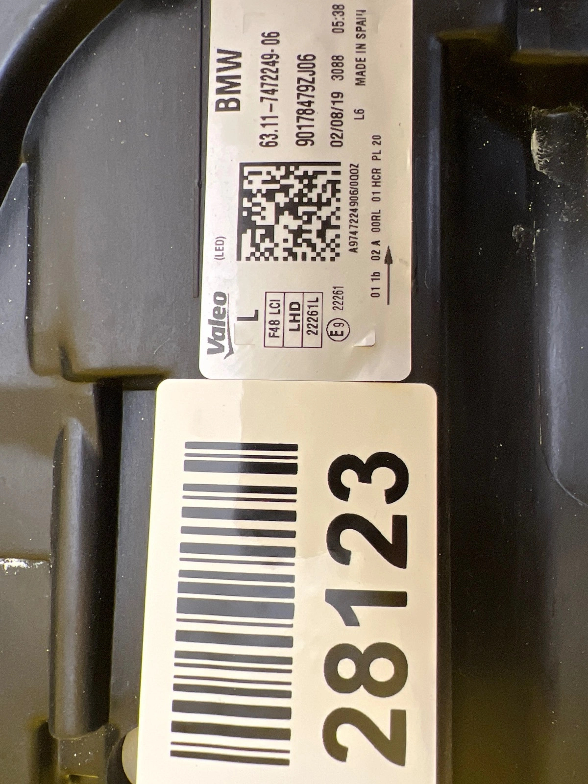 Reflektor Lampa Lewa BMW X1 F48 LCI Lift Full Led 7472249-06 Autolamps 2 Reflektor Lampa Lewa BMW X1 F48 LCI Lift Full Led 7472249-06