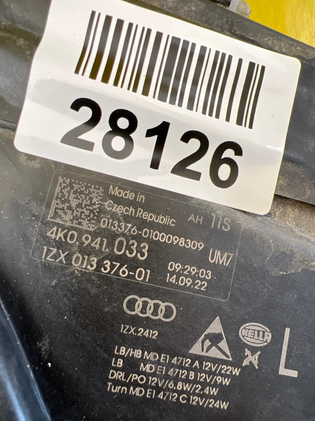 Reflektor Lampa Lewa Audi A6 C8 4K Full Led 4K0941033 Autolamps 2 Reflektor Lampa Lewa Audi A6 C8 4K Full Led 4K0941033