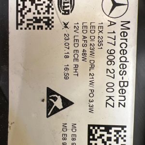 Reflektor Lampa Lewa Mercedes A-Klasa W177 Full Led A1779062700