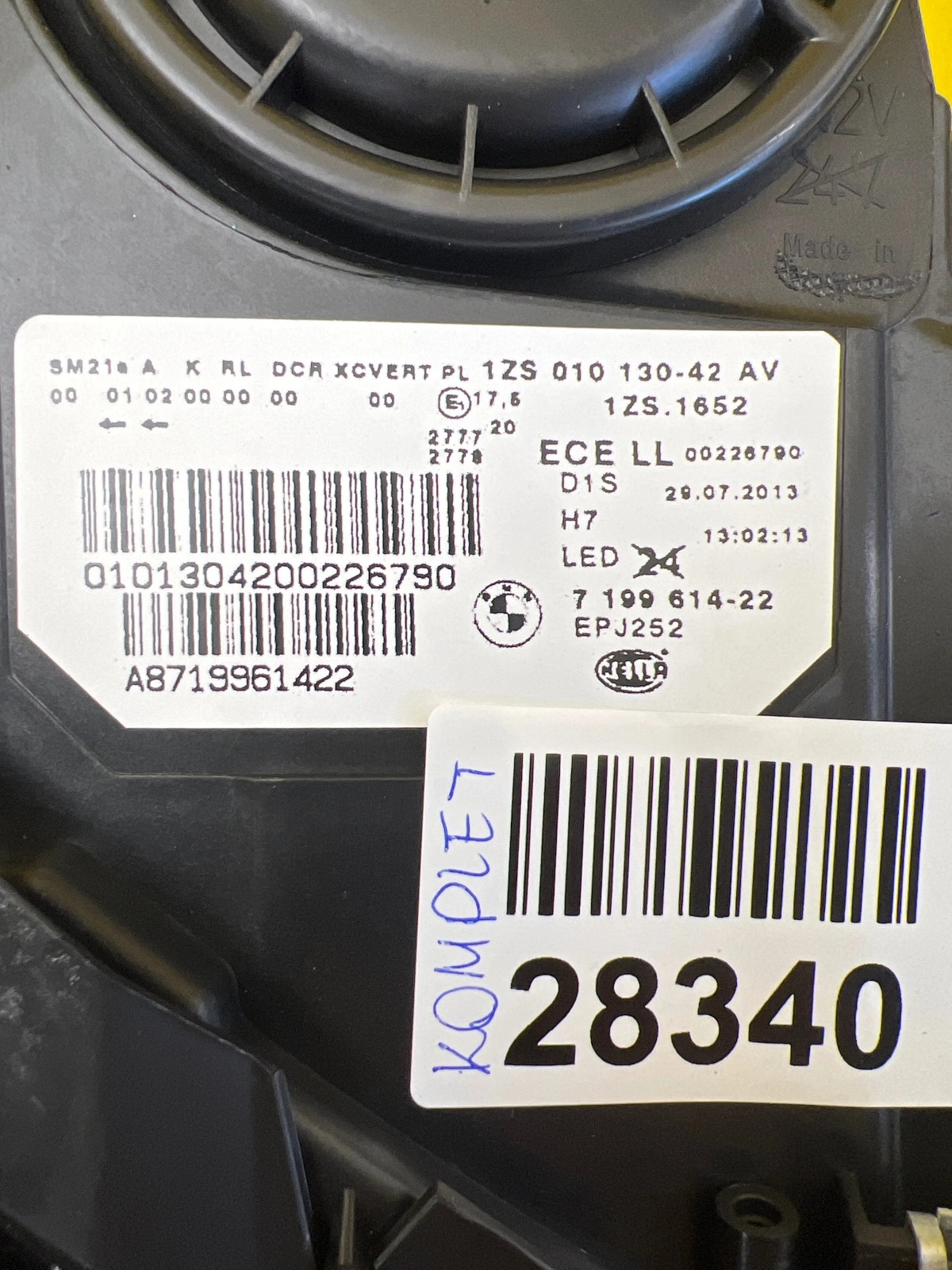 Reflektor Lampa Prawa Lewa BMW 5 GT F07 Xenon LCI 10-17 7199614-22 7271907-09 Skrętna Autolamps 2 Reflektor Lampa Prawa Lewa BMW 5 GT F07 Xenon LCI 10-17 7199614-22 7271907-09 Skrętna