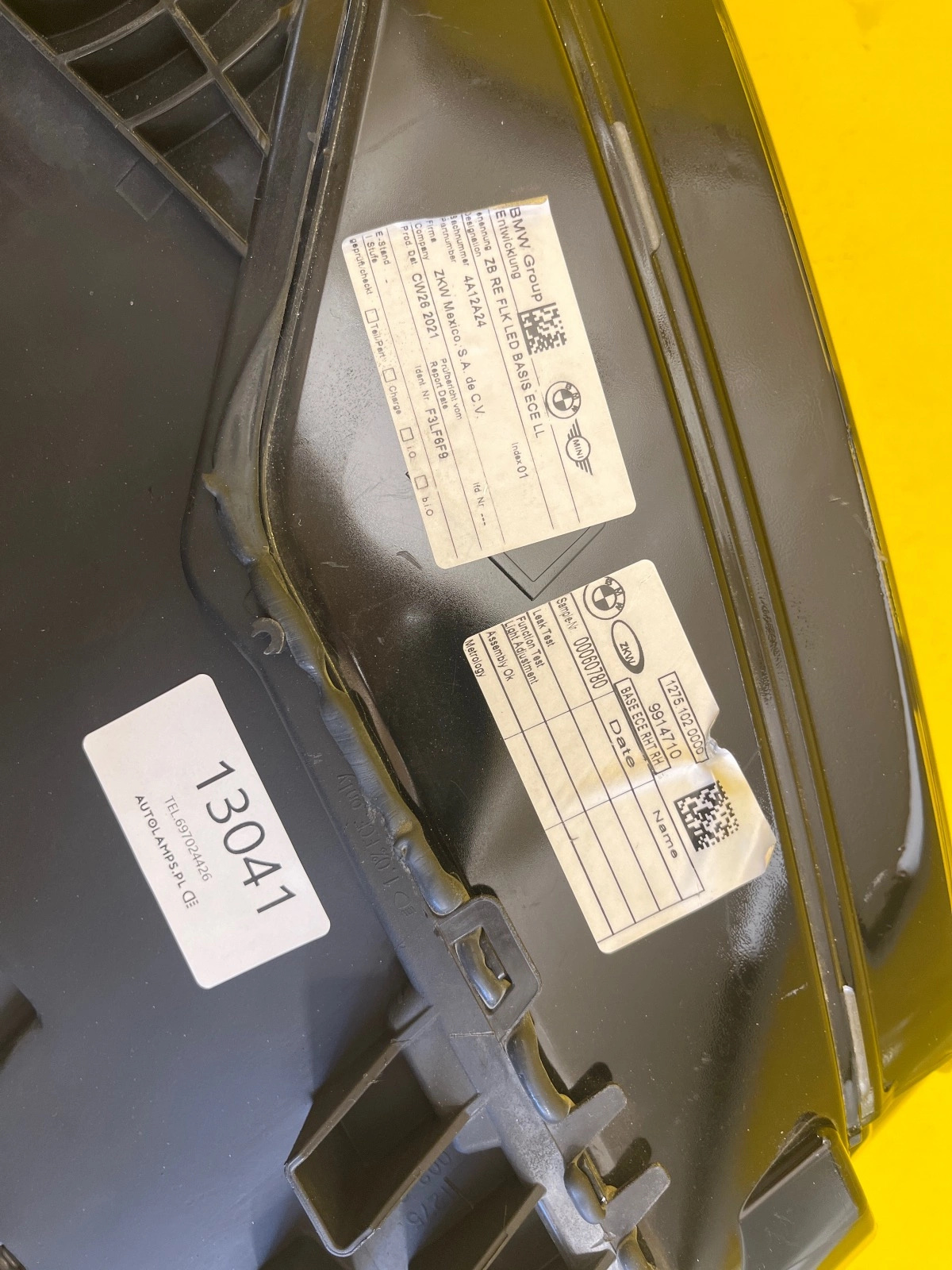 Reflektor LAMPA PRAWA BMW 7 G70 FULL LED Base 5A63718-02 2022- Autolamps 2 Reflektor LAMPA PRAWA BMW 7 G70 FULL LED Base 5A63718-02 2022-