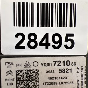 Reflektor Citroen C3 Aircross Lift 22- Lampa Przednia Prawa Full Led YQ00721080