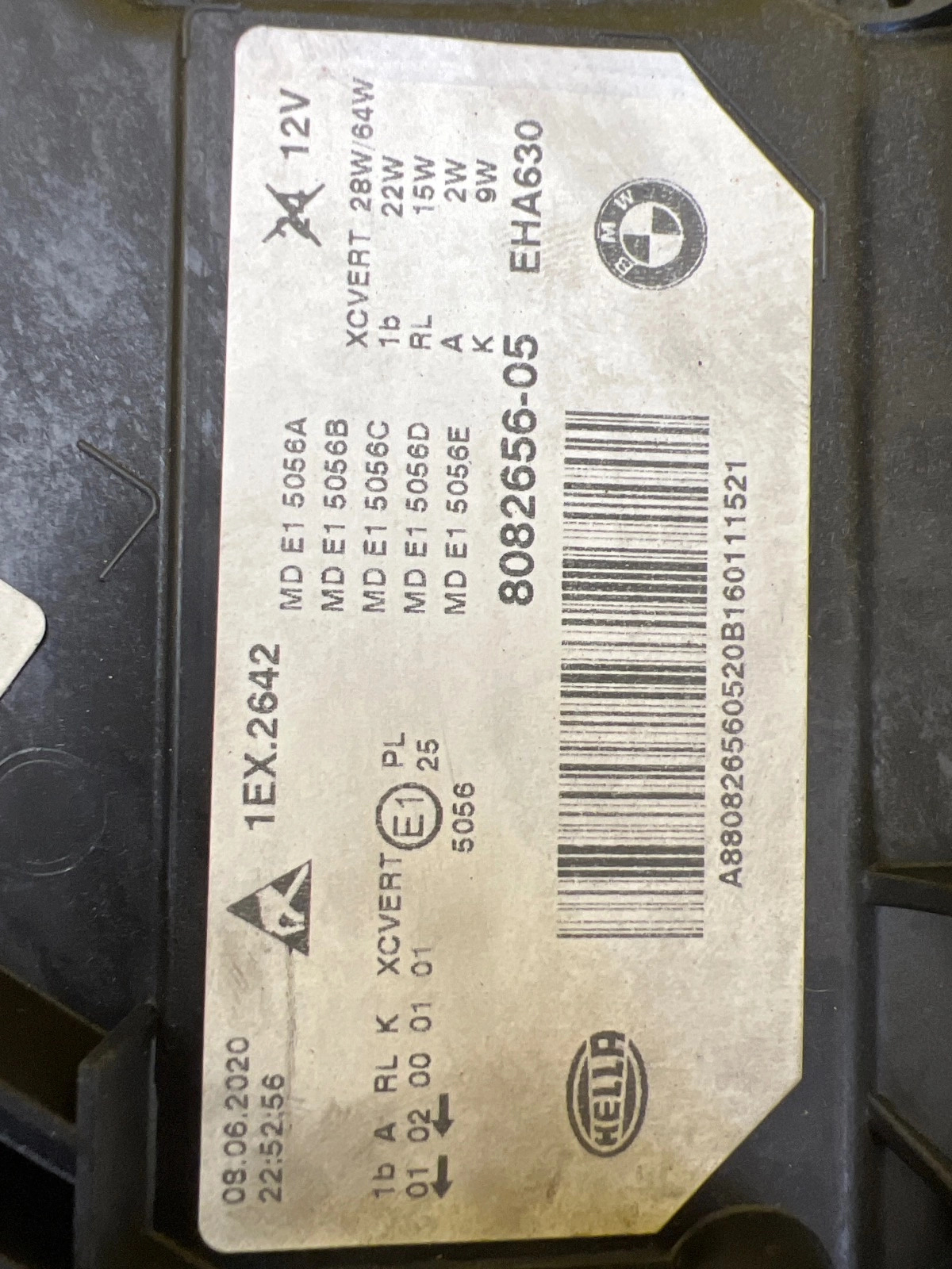 Reflektor BMW 5 G30 G31 LCI Lampa Prawa BMW Led Black Shadow 8082656-05 Autolamps 2 Reflektor BMW 5 G30 G31 LCI Lampa Prawa BMW Led Black Shadow 8082656-05