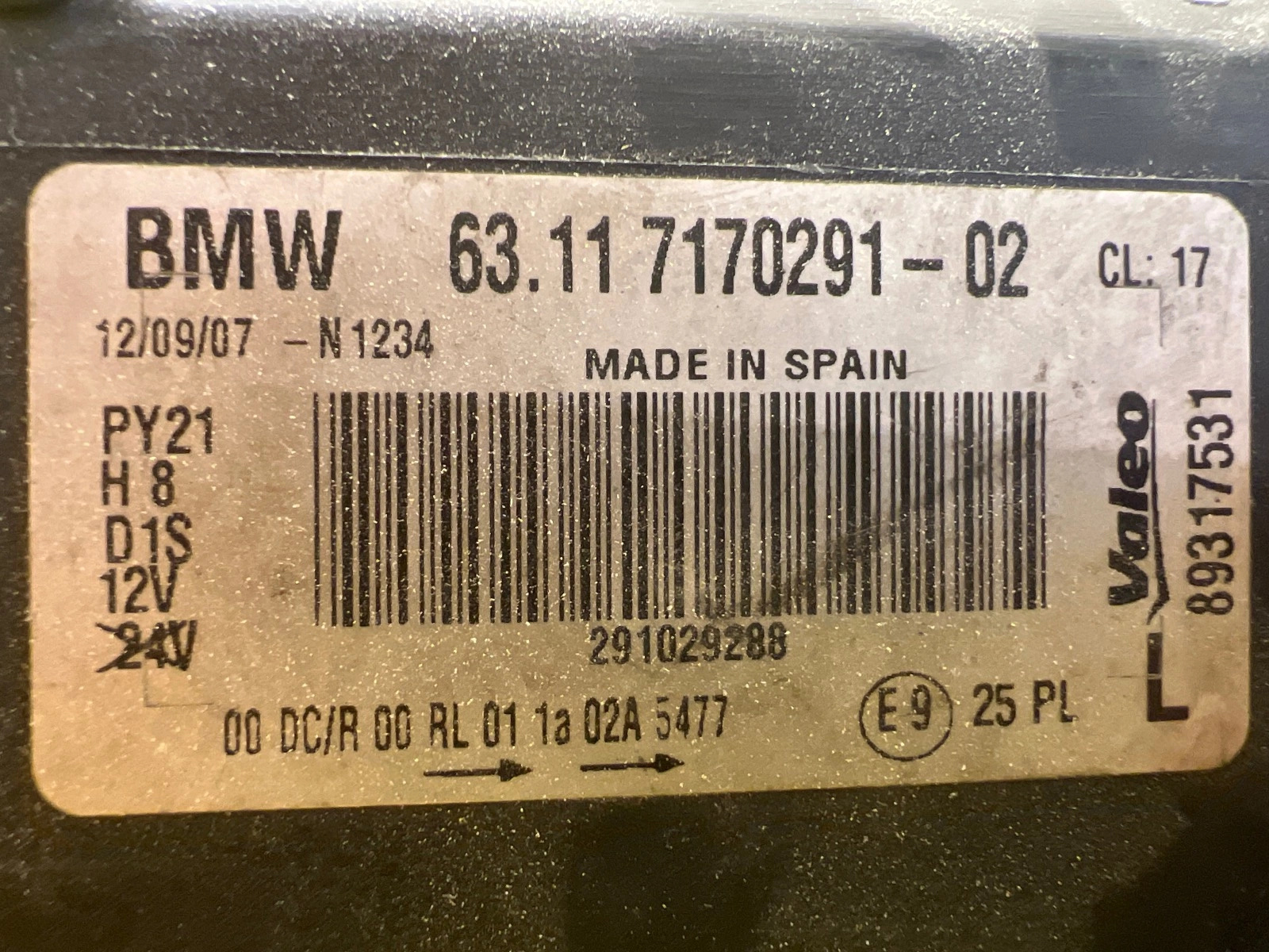 Reflektor Lampa Lewa BMW 1 E82 E88 E87 Lift 07-11 Bi-Xenon 7170291-02 Autolamps 2 Reflektor Lampa Lewa BMW 1 E82 E88 E87 Lift 07-11 Bi-Xenon 7170291-02