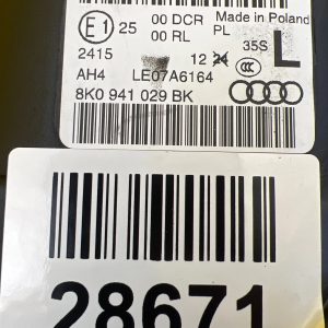 Reflektor Lampa Lewa Audi A4 B8 8K0 08-12 Bi-Xenon Skrętny 8K0941029BK