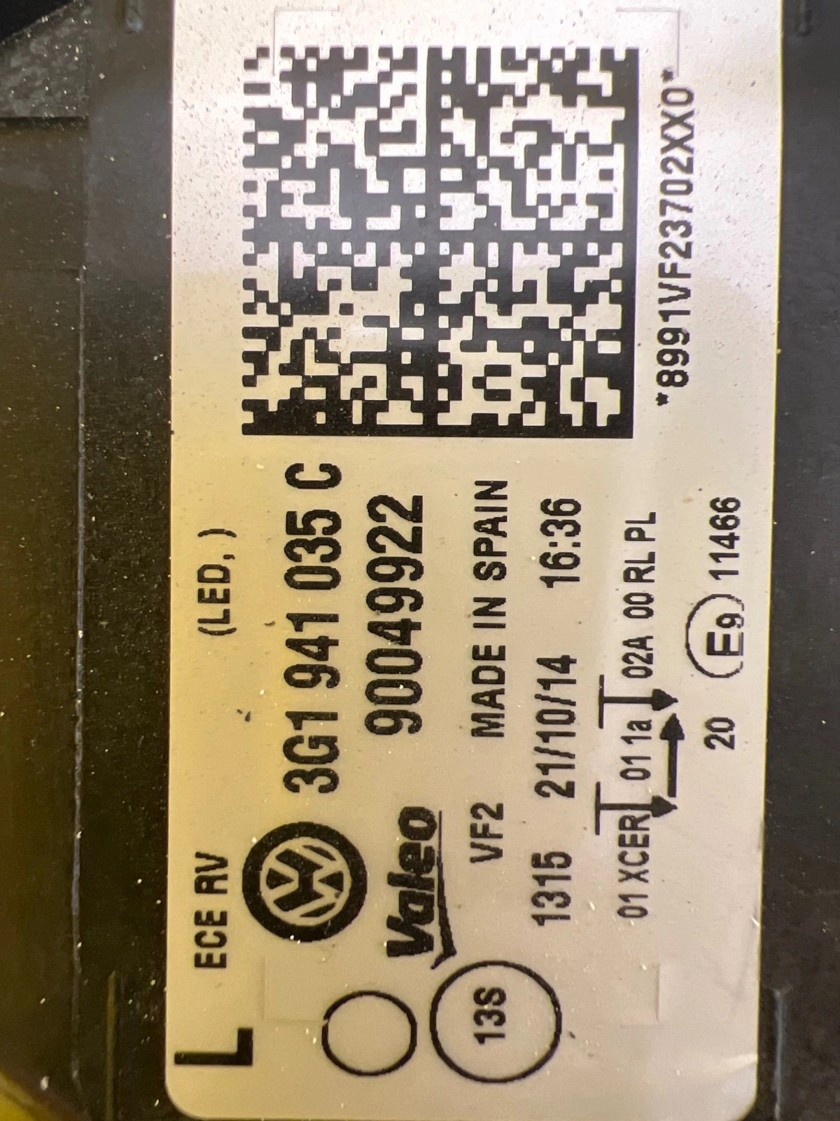 Reflektor Lampa Lewa VW Passat B8 Full Led 3G1941035C Autolamps 3 Reflektor Lampa Lewa VW Passat B8 Full Led 3G1941035C