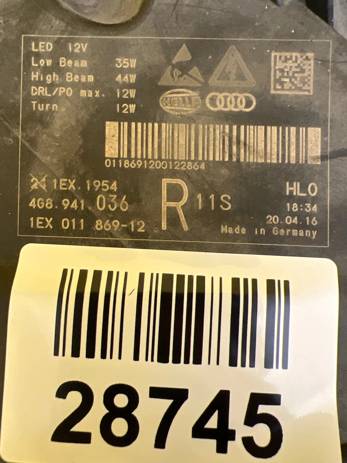 Reflektor Lampa Prawa Audi A7 C7 Lift Matrix 4G8941036 Autolamps 2 Reflektor Lampa Prawa Audi A7 C7 Lift Matrix 4G8941036