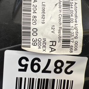 Reflektor Lampa Prawa Mercedes W204 Lift Zwykła A2048200039