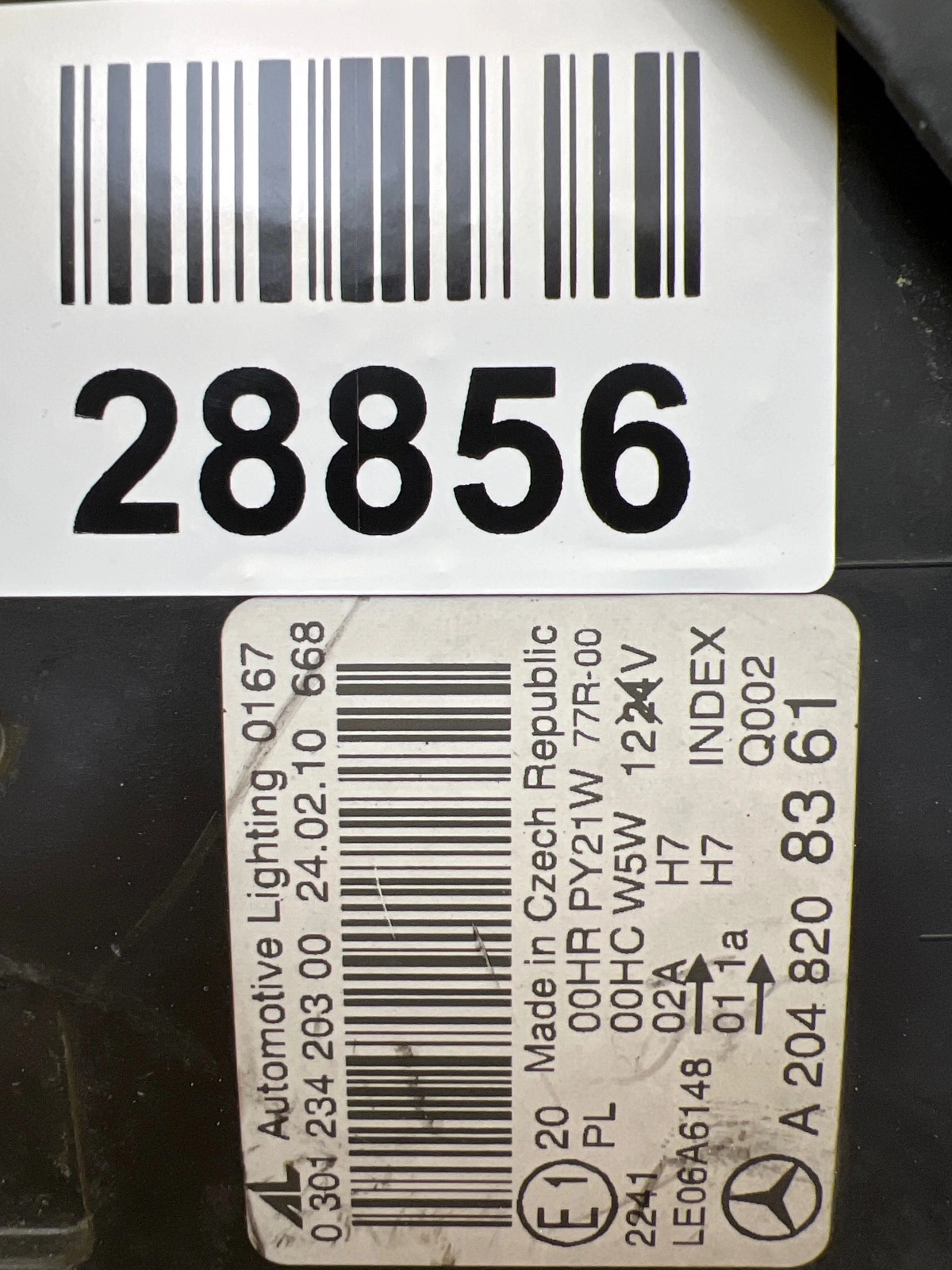 Reflektor Lampa Lewa Mercedes C-Klasa W204 A2048208361 Autolamps 2 Reflektor Lampa Lewa Mercedes C-Klasa W204 A2048208361