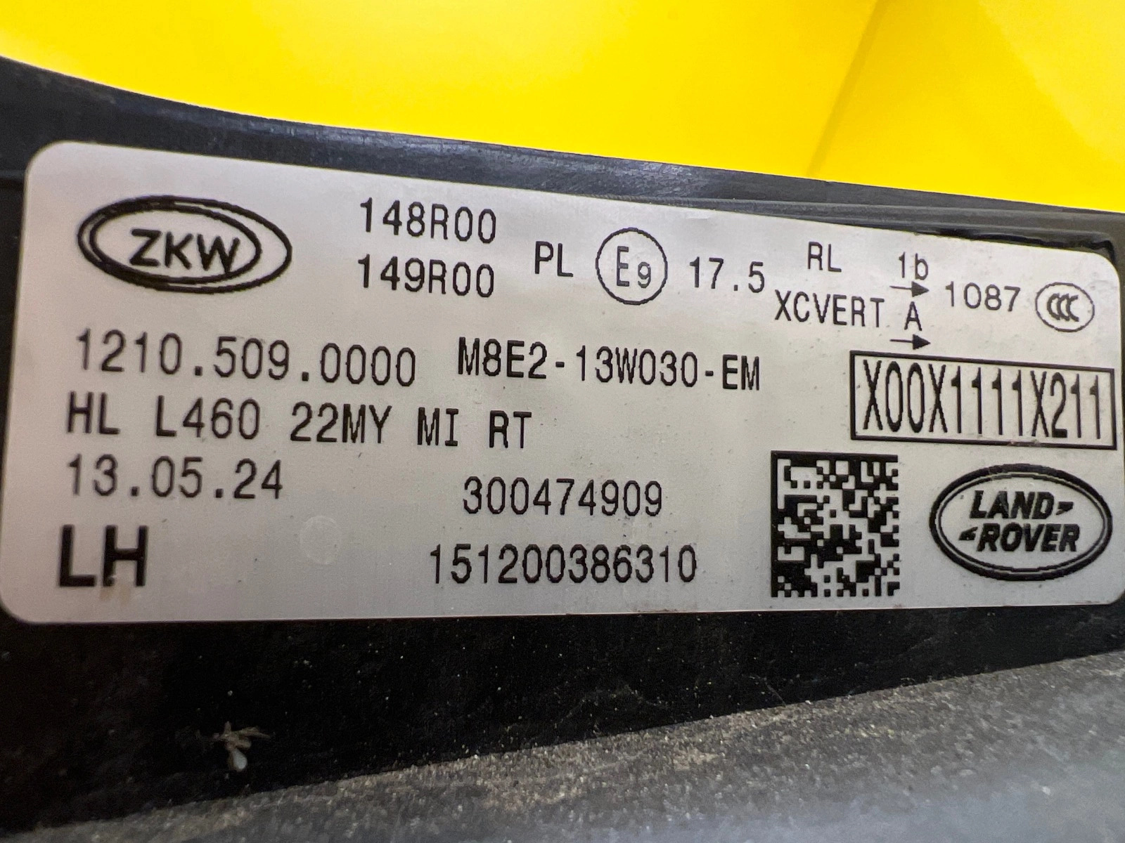 Reflektor Lampa Lewa Range Rover Vogue L460 Full Led M8E2-13W030-EM Autolamps 3 Reflektor Lampa Lewa Range Rover Vogue L460 Full Led M8E2-13W030-EM