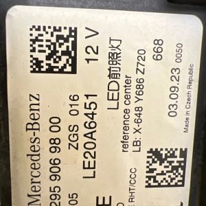 Reflektor Lampa Prawa Mercedes EQE W295 Full Led Performance A2959069800