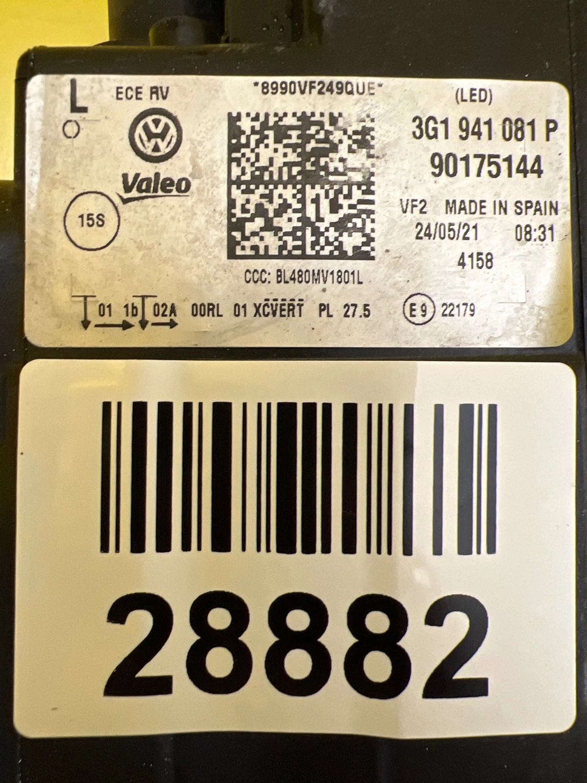 Reflektor Lampa Lewa VW Passat B8 Full Led 3G1941081P Autolamps 2 Reflektor Lampa Lewa VW Passat B8 Full Led 3G1941081P