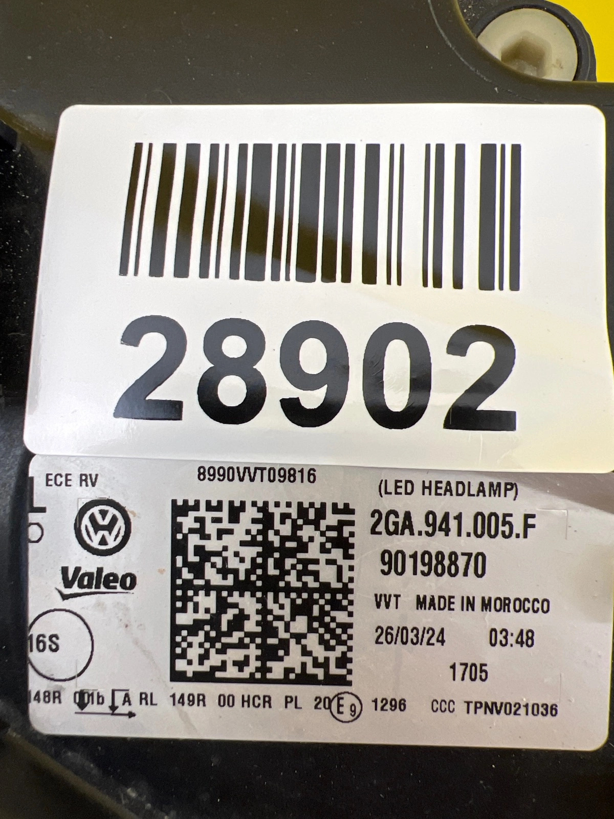 Reflektor Lampa Lewa Przednia VW T-Roc Lift Full Led 2GA941005F Autolamps 2 Reflektor Lampa Lewa Przednia VW T-Roc Lift Full Led 2GA941005F