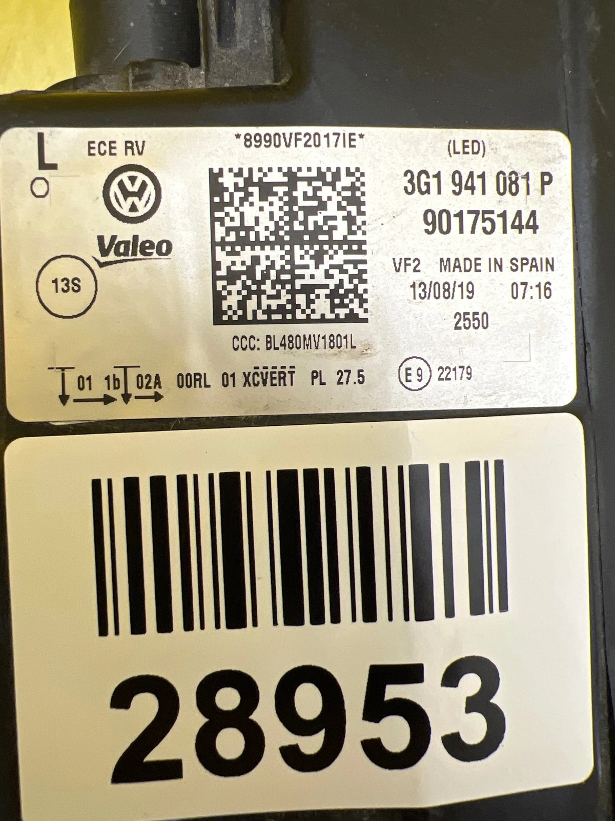 Reflektor Lampa Lewa VW Passat B8 Full Led 3G1941081P Autolamps 2 Reflektor Lampa Lewa VW Passat B8 Full Led 3G1941081P