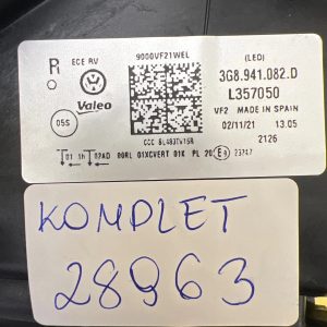 Reflektor Lampa Prawa Lewa VW Arteon 3G8 Full Led 3G8941081D 3G8941082D