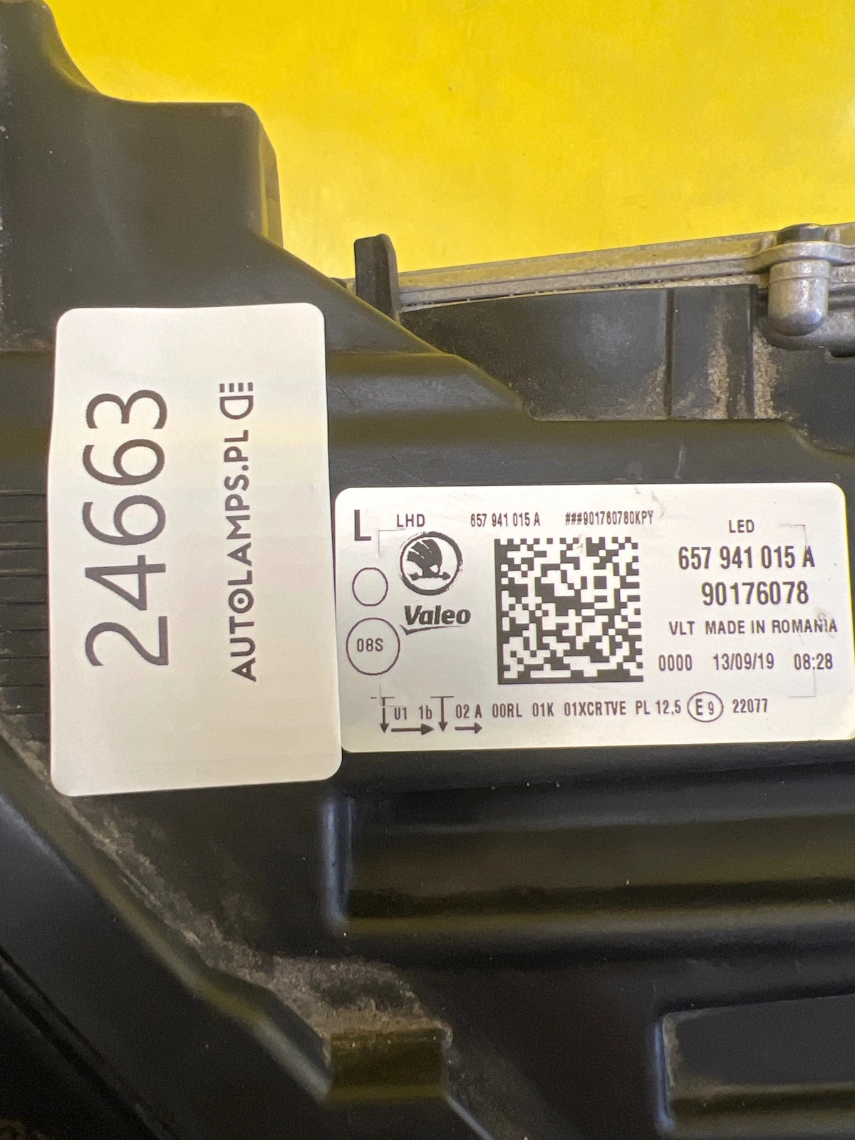 Reflektor Lampa Lewa Skoda Scala Full Led 657941015A Autolamps 2 Reflektor Lampa Lewa Skoda Scala Full Led 657941015A