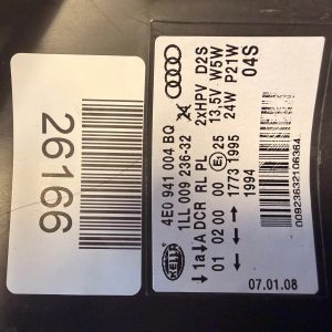 Reflektor Lampa Prawa Audi A8 D3 Lift Xenon 4E0941004BQ