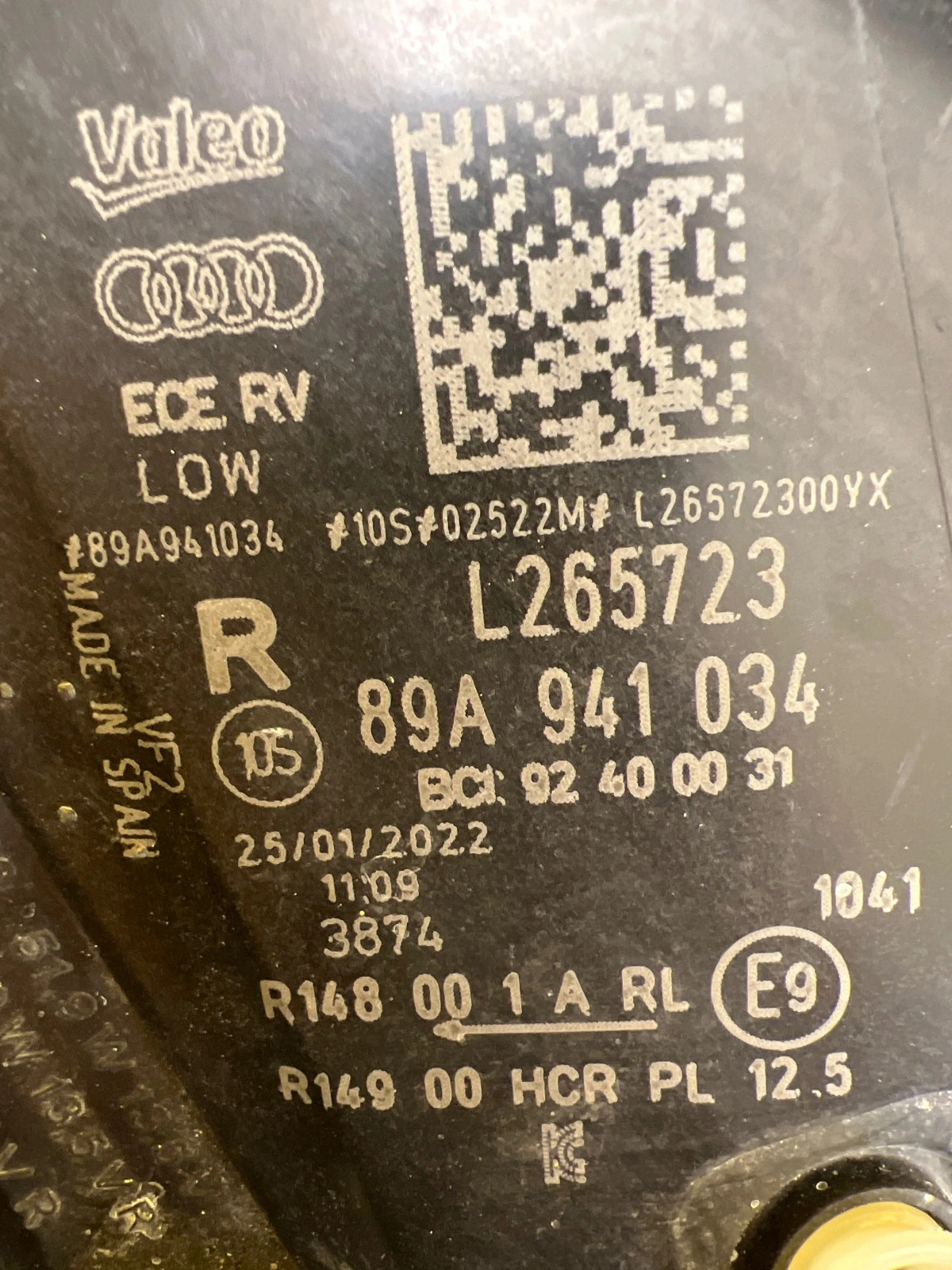 Reflektor Lampa Prawa Audi Q4 E-Tron Full Led 89A941034 Autolamps 3 Reflektor Lampa Prawa Audi Q4 E-Tron Full Led 89A941034