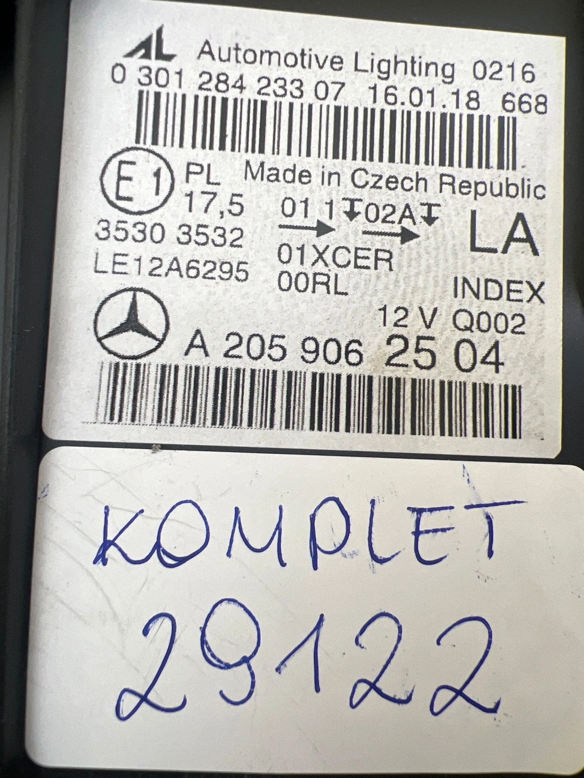 Reflektor Lampa Lewa Prawa Mercedes C-Klasa W205 Led High Performance 13- A2059062604 A2059062504 Autolamps 6 Reflektor Lampa Lewa Prawa Mercedes C-Klasa W205 Led High Performance 13- A2059062604 A2059062504