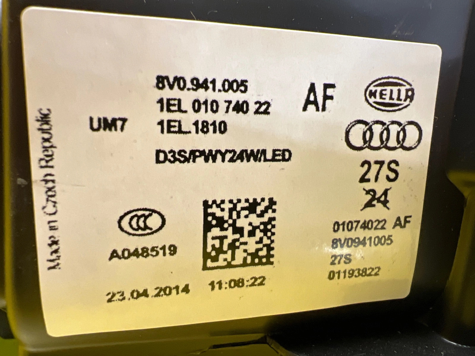 Reflektor Lampa Lewa Audi A3 8V Bi-Xenon Led 8V0941005 Autolamps 2 Reflektor Lampa Lewa Audi A3 8V Bi-Xenon Led 8V0941005