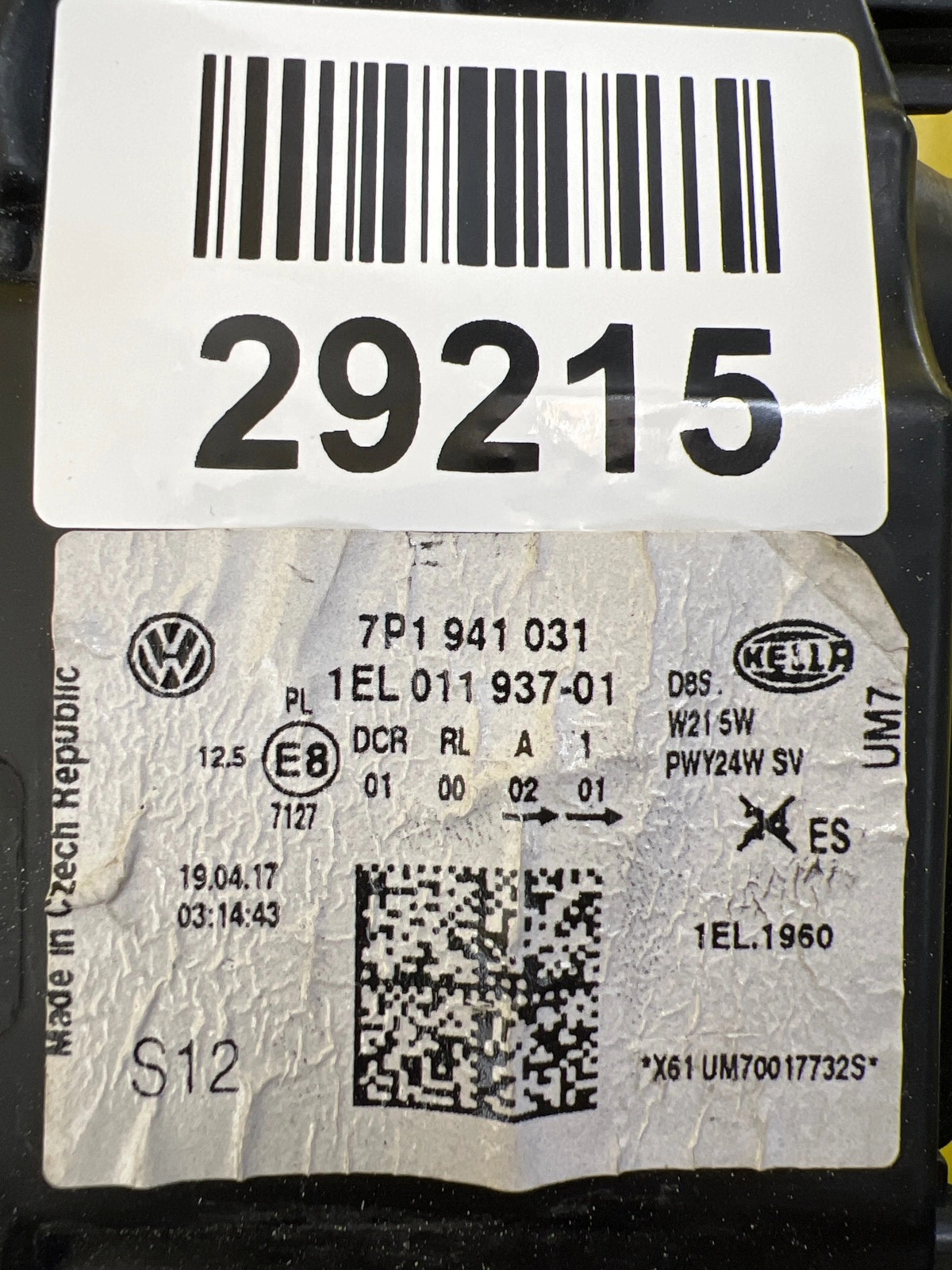 Reflektor Lampa Lewa Przednia VW Touareg 2 II Lift 14- Bi-Xenon 7P1941031 Autolamps 2 Reflektor Lampa Lewa Przednia VW Touareg 2 II Lift 14- Bi-Xenon 7P1941031