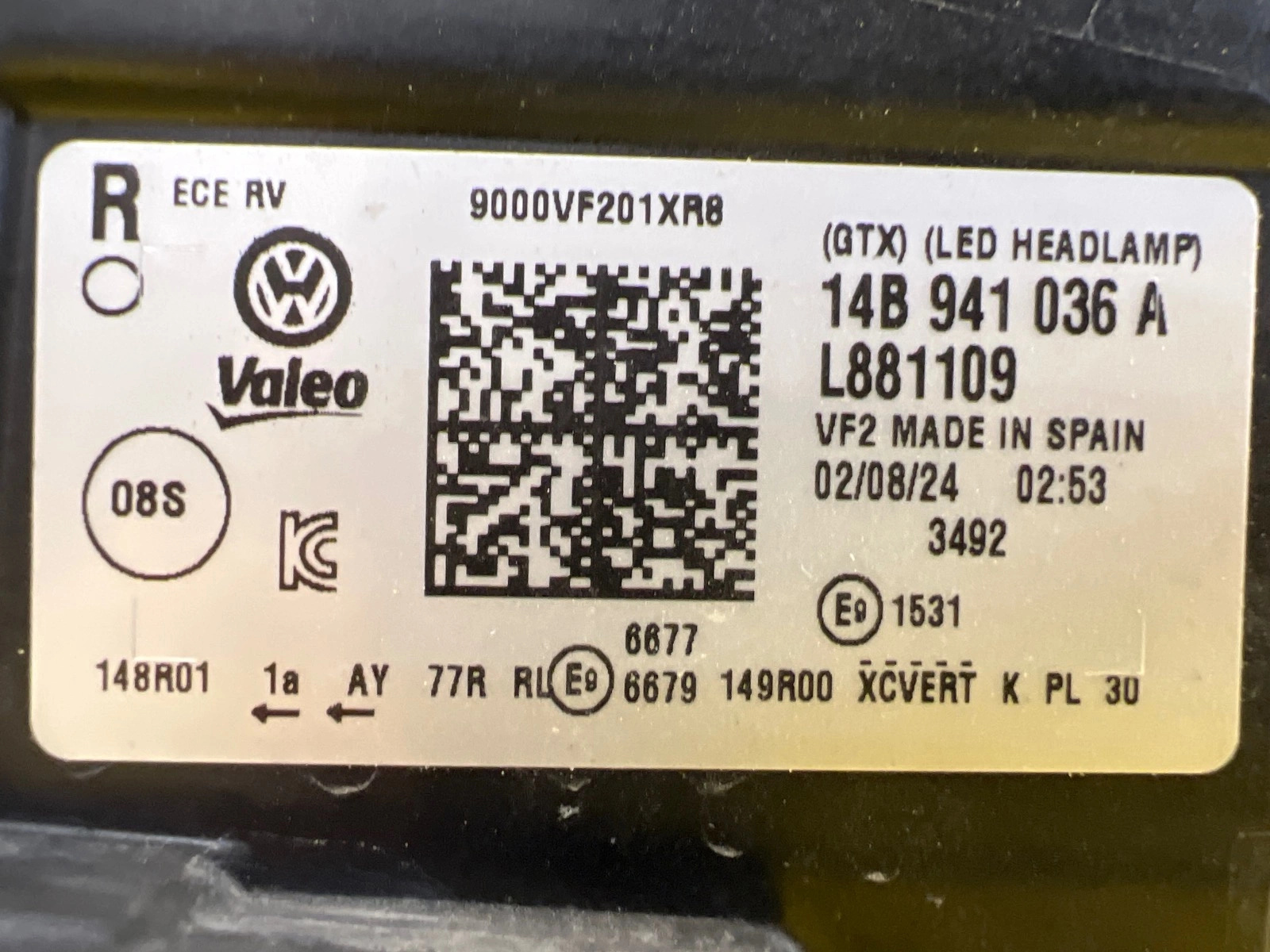 Reflektor Lampa Prawa Przednia VW ID.7 IQ Light Full Led 14B941036A Autolamps 3 Reflektor Lampa Prawa Przednia VW ID.7 IQ Light Full Led 14B941036A