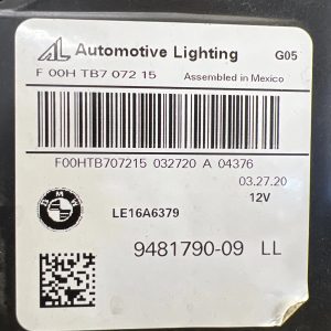 Reflektor Lampa Prawa BMW X5 G05 X6 G06 Laser 9481790-09