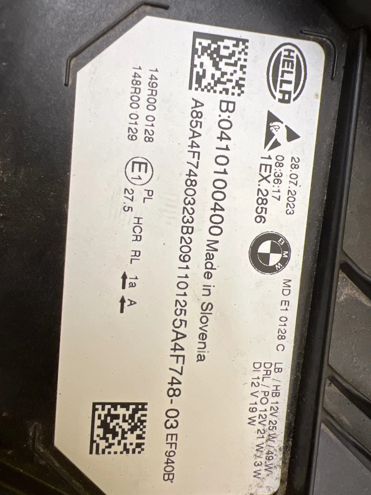 Reflektor Lampa Prawa BMW 3 G20 LCI Lift Full Led 9450796-04 Autolamps 3 Reflektor Lampa Prawa BMW 3 G20 LCI Lift Full Led 9450796-04