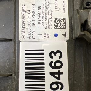 Reflektor Lampa Lewa Mercedes C-Klasa W206 Digital Light A2069062104