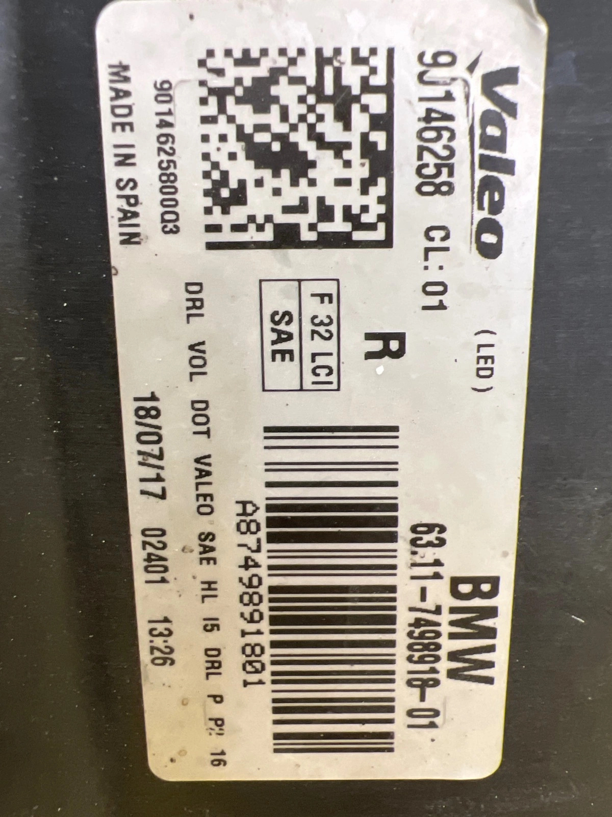 Reflektor Lampa Prawa BMW 4 F32 F33 F36 F80 F82 Lift Full Led 7498918 USA 6PIN Autolamps 2 Reflektor Lampa Prawa BMW 4 F32 F33 F36 F80 F82 Lift Full Led 7498918 USA 6PIN