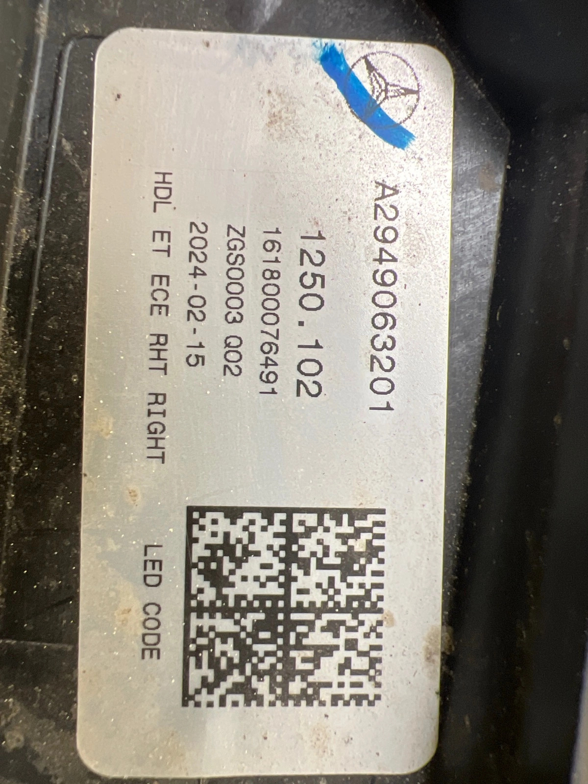 Reflektor Lampa Prawa Mercedes EQE AMG W294 Full Led A2949063201 Autolamps 2 Reflektor Lampa Prawa Mercedes EQE AMG W294 Full Led A2949063201