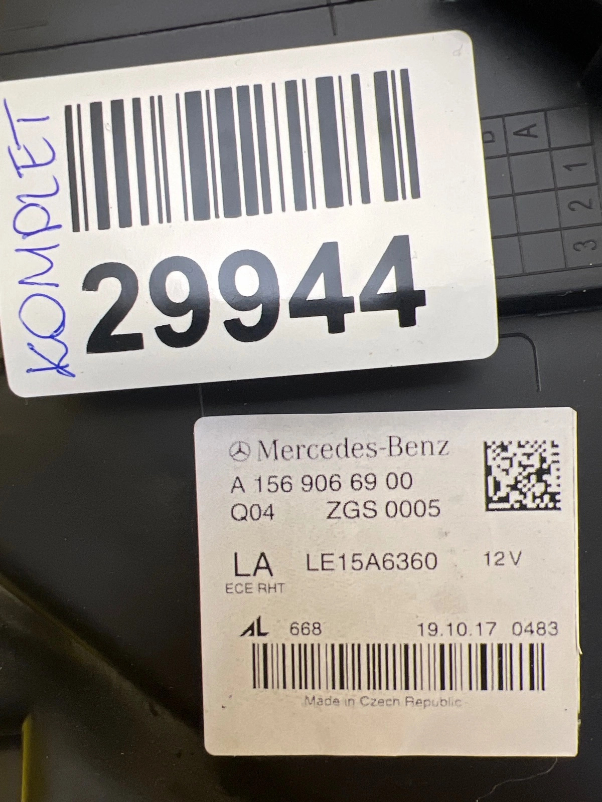 Reflektor Lampa Lewa Prawa Mercedes GLA W156 Full Led A1569066900 A1569067000 Autolamps 6 Reflektor Lampa Lewa Prawa Mercedes GLA W156 Full Led A1569066900 A1569067000
