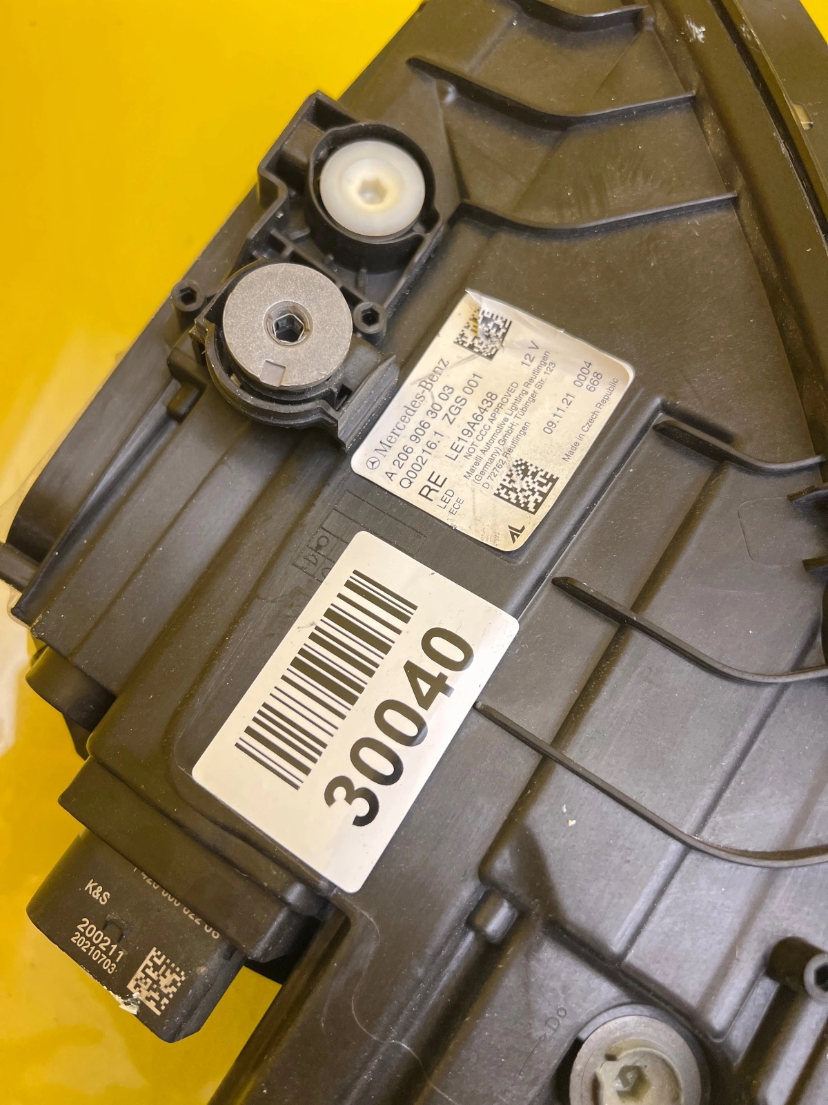 Reflektor Lampa Prawa Mercedes C-Klasa W206 Digital Light A2069063003 Autolamps 2 Reflektor Lampa Prawa Mercedes C-Klasa W206 Digital Light A2069063003