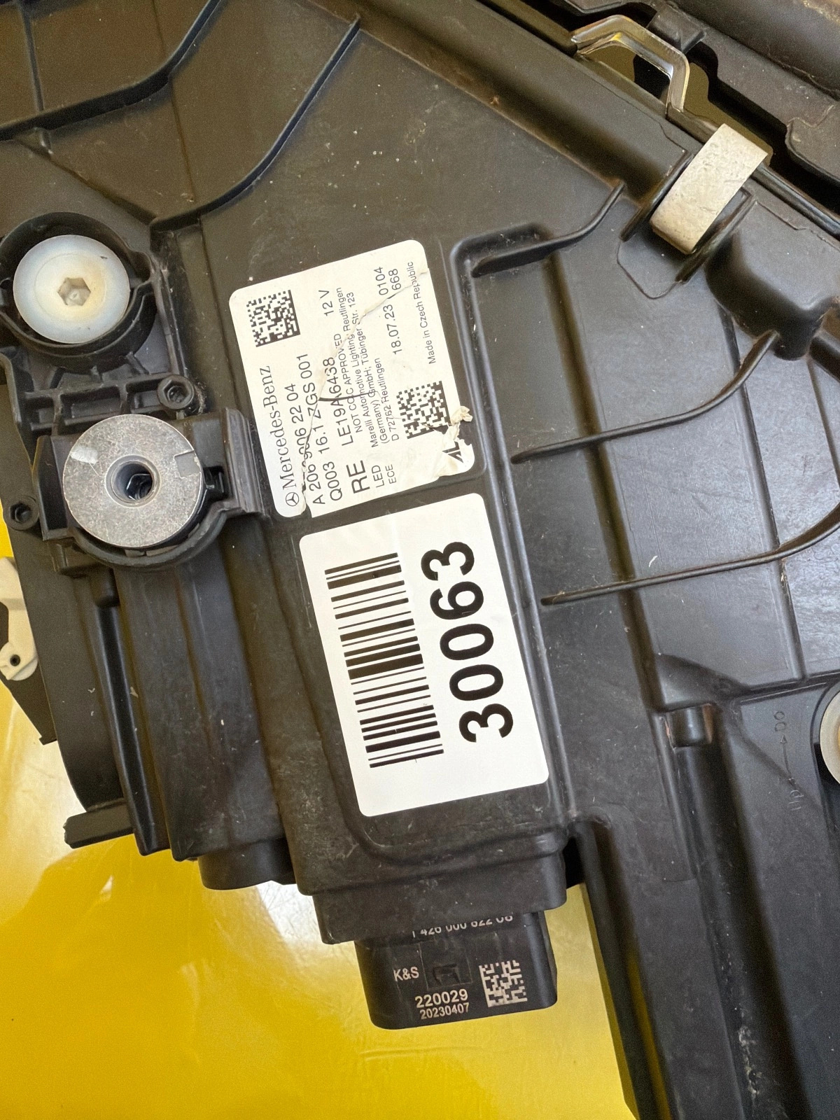 Reflektor Lampa Prawa Mercedes C-Klasa W206 Digital Light A2069062204 Autolamps 2 Reflektor Lampa Prawa Mercedes C-Klasa W206 Digital Light A2069062204