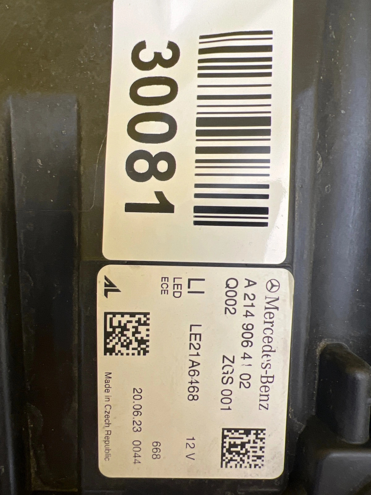 Reflektor Lampa Lewa Mercedes E-klasa W214 Digital Light A2149064102 Autolamps 2 Reflektor Lampa Lewa Mercedes E-klasa W214 Digital Light A2149064102