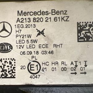 Reflektor Lampa Lewa Mercedes E-Klasa W213 H7 A2138202161