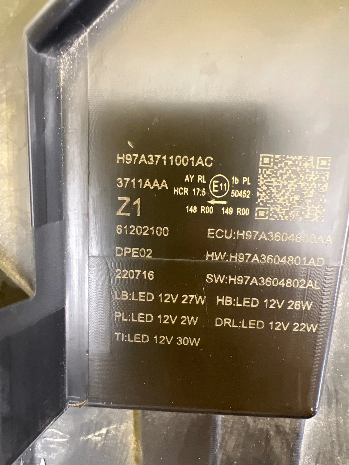 Reflektor Lampa Lewa Voyah Free Full Led 610202100 Autolamps 2 Reflektor Lampa Lewa Voyah Free Full Led 610202100