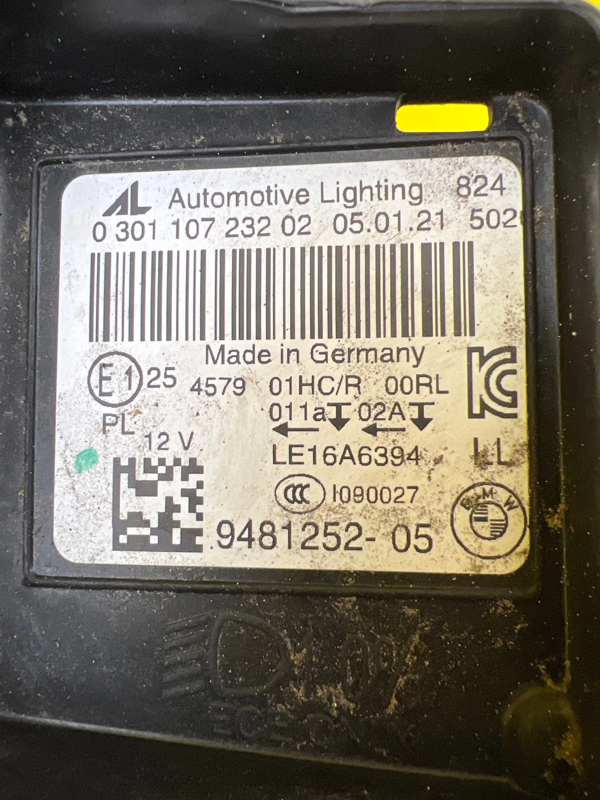 Reflektor Lampa Prawa Przednia BMW Z4 G29 Full Led 9481252-05 Autolamps 2 Reflektor Lampa Prawa Przednia BMW Z4 G29 Full Led 9481252-05