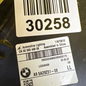 Reflektor Lampa Lewa BMW X3 G01 X4 G02 Lift LCI Full Led Adaptive Czarna 5A29231-08