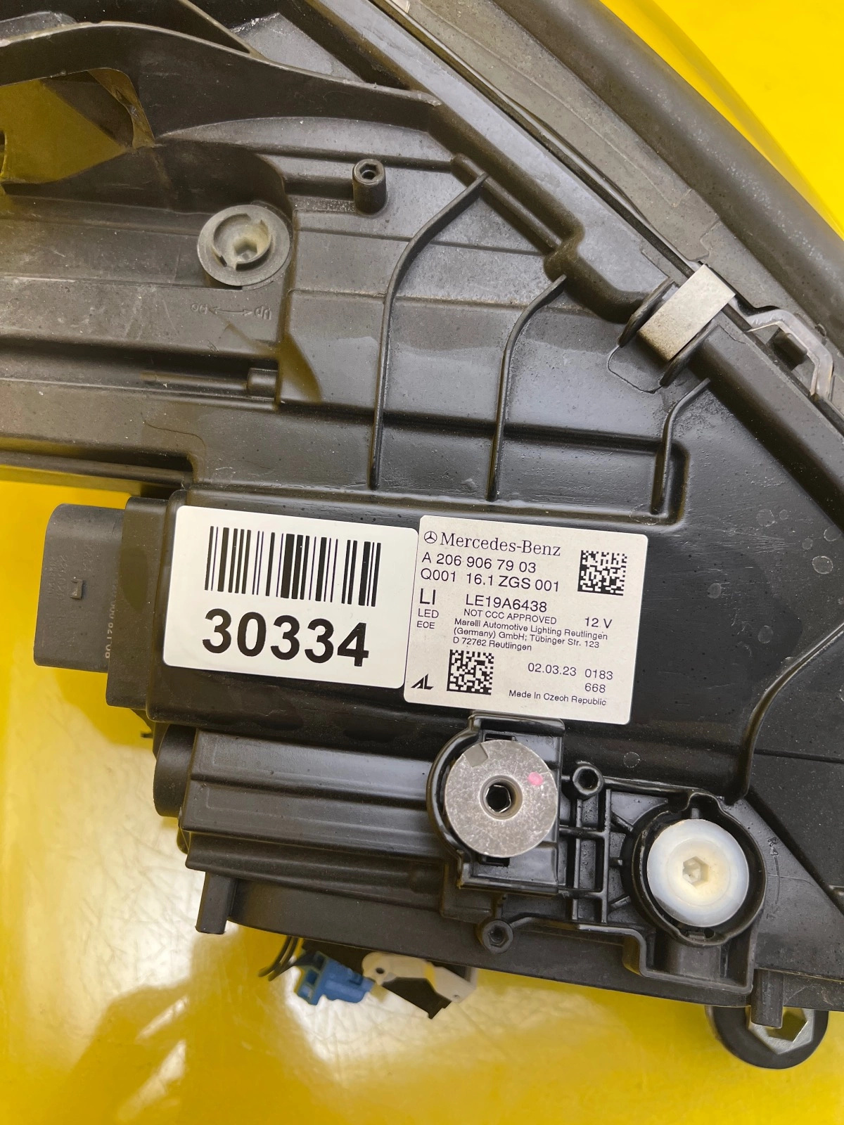 Reflektor Lampa Lewa Mercedes C-Klasa W206 A2069067903 Digital Light Autolamps 2 Reflektor Lampa Lewa Mercedes C-Klasa W206 A2069067903 Digital Light