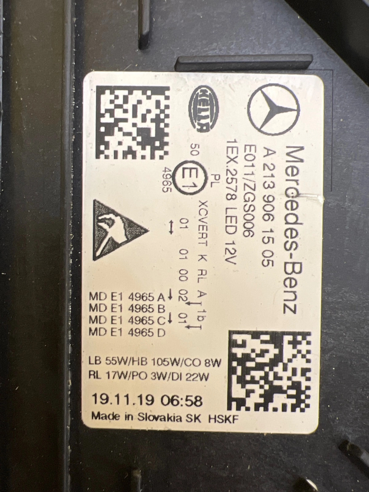 Reflektor Lampa lewa Mercedes E-Klasa W213 Lift Multibeam A2139061505 Autolamps 3 Reflektor Lampa lewa Mercedes E-Klasa W213 Lift Multibeam A2139061505