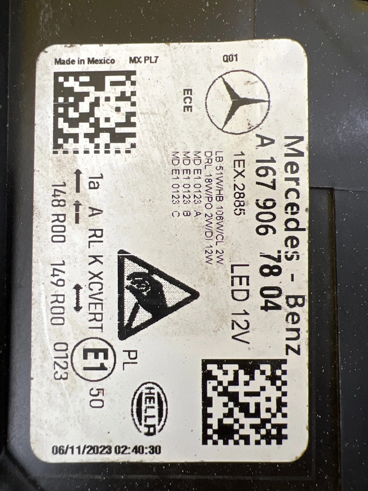 Reflektor Lampa Prawa Mercedes GLE W167 Lift 2023- Full Led A1679067804 Autolamps 2 Reflektor Lampa Prawa Mercedes GLE W167 Lift 2023- Full Led A1679067804