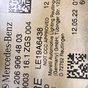 Reflektor Lampa Prawa Mercedes C-Klasa W206 Full Led Digital Light A2069064803 21-