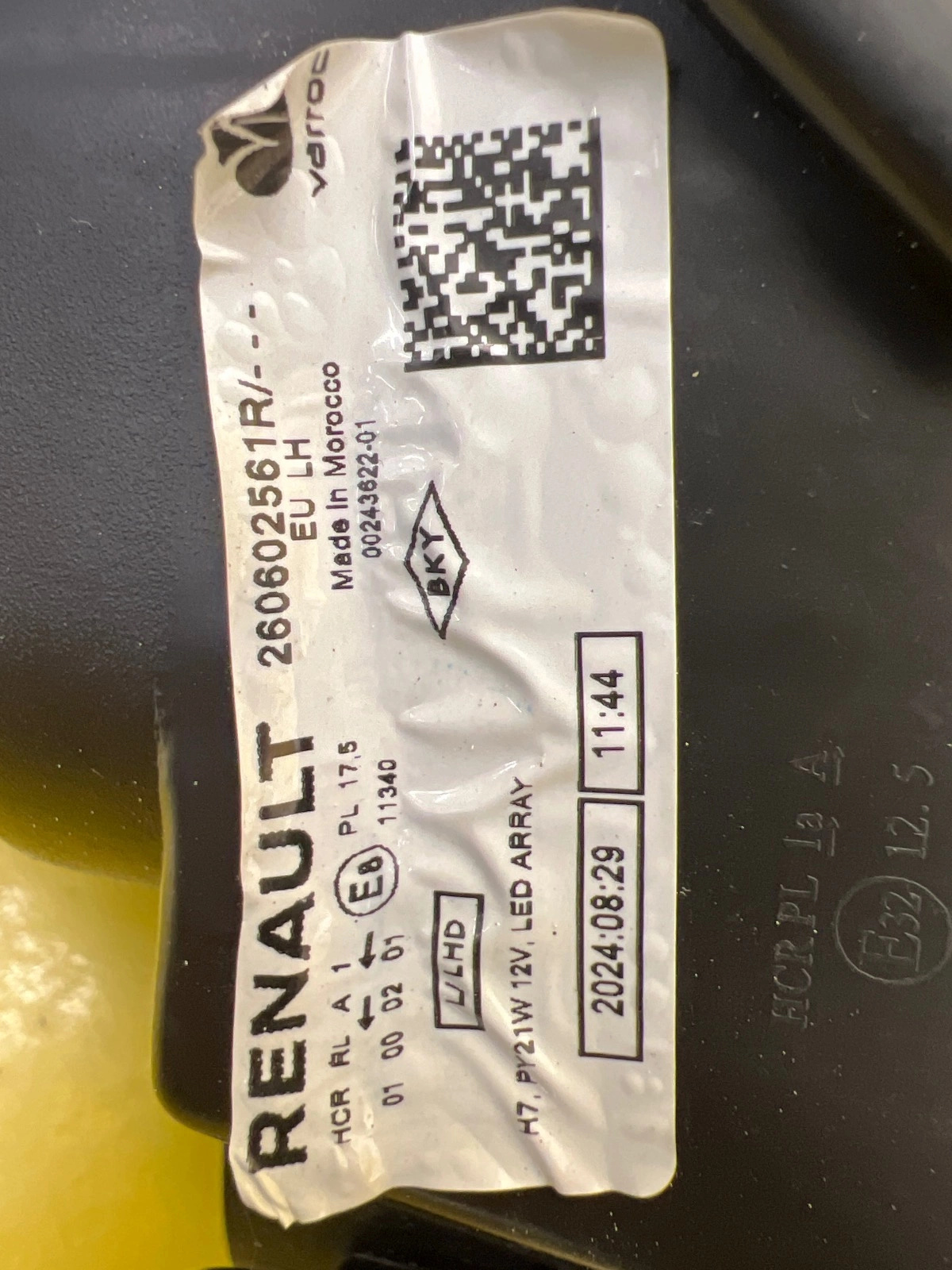 Reflektor Lampa Lewa Dacia Sandero III 3 Led 260602561R Autolamps 2 Reflektor Lampa Lewa Dacia Sandero III 3 Led 260602561R