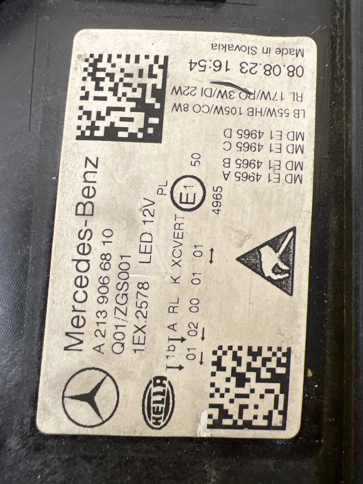 Reflektor Lampa Prawa Mercedes E-Klasa W213 Lift Multibeam A2139066810 Autolamps 2 Reflektor Lampa Prawa Mercedes E-Klasa W213 Lift Multibeam A2139066810