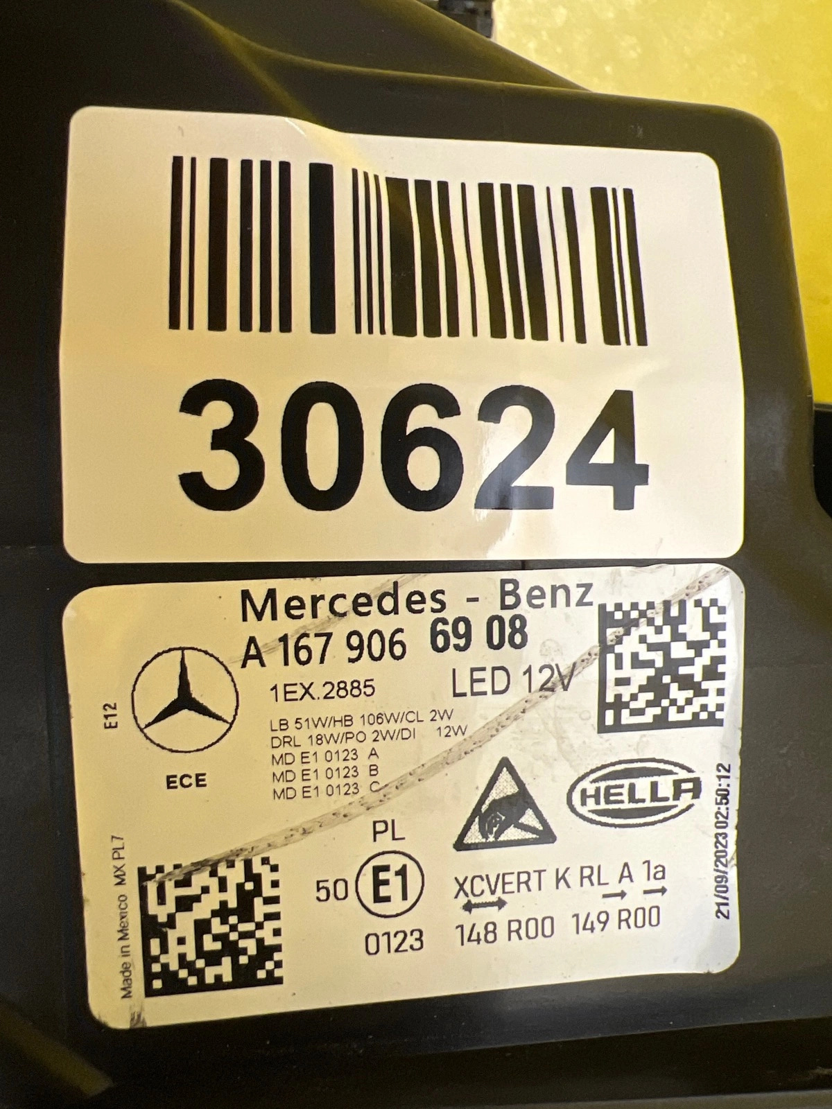 Reflektor Lampa Lewa Mercedes GLE W167 Lift 23- Full Led A1679066908 Autolamps 2 Reflektor Lampa Lewa Mercedes GLE W167 Lift 23- Full Led A1679066908