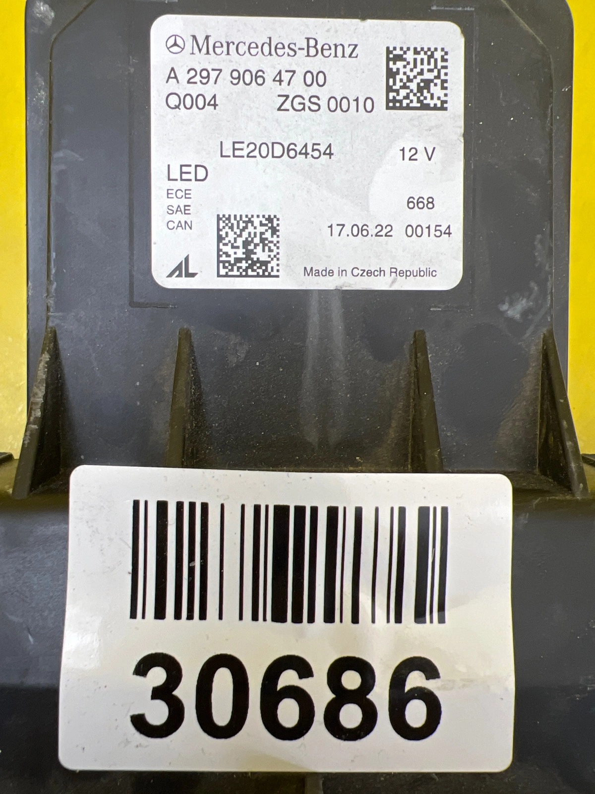 Reflektor Mercedes EQS W297 Blenda Przód Led A2979064700 Autolamps 4 Reflektor Mercedes EQS W297 Blenda Przód Led A2979064700